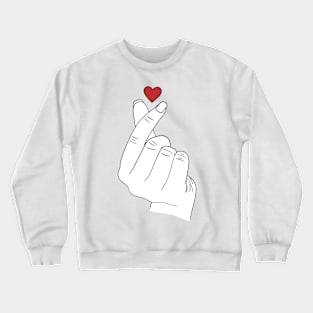 Finger Heart Crewneck Sweatshirt